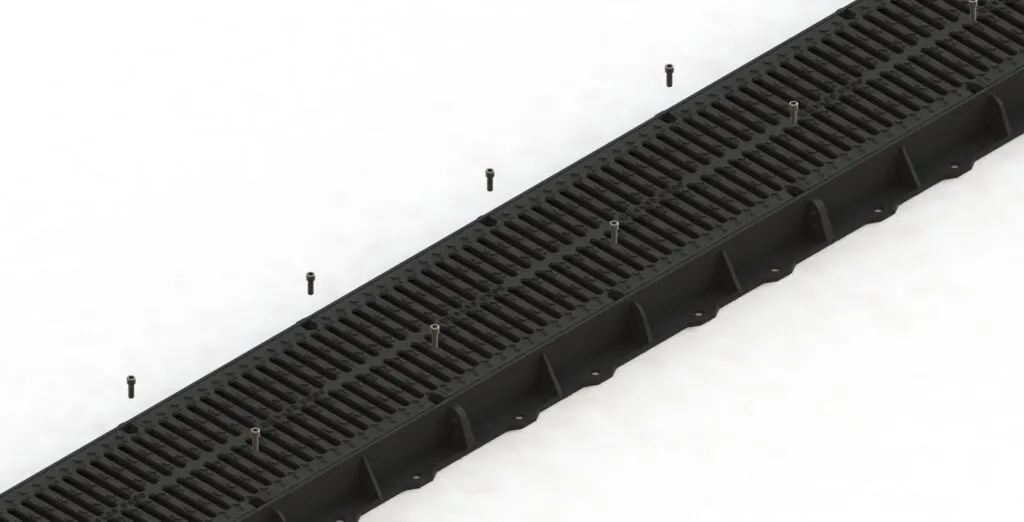 Enhanced design for F900 Channel Grating-Drainage systems channel grate