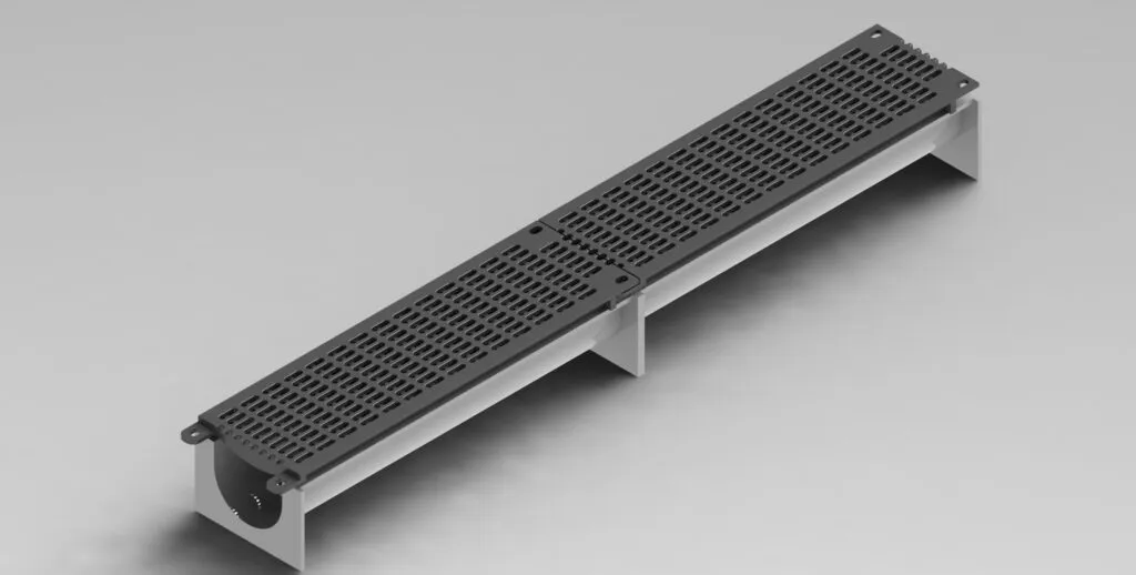 maintenance free drain channel grate